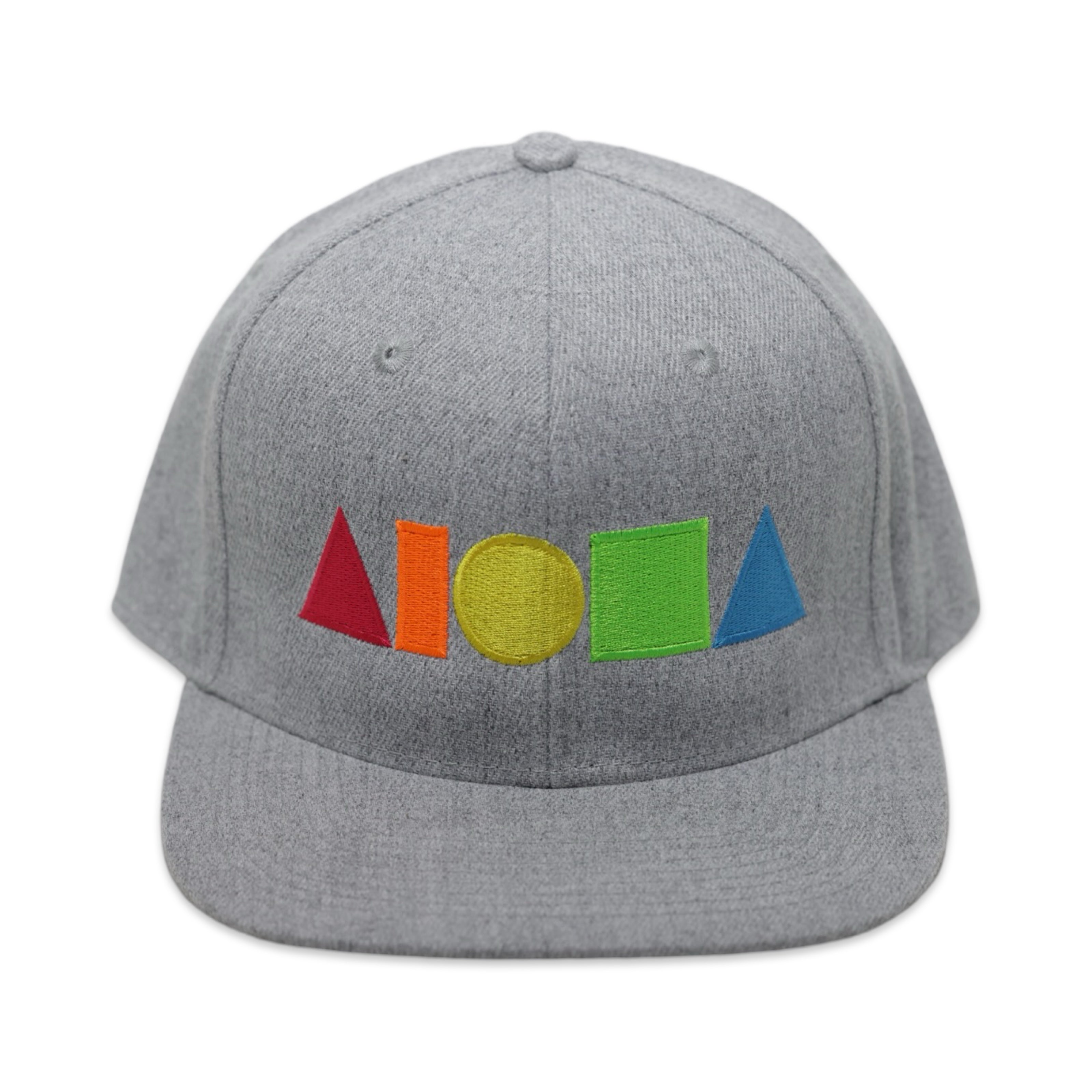 RAINBOW Grey Adult Snapback