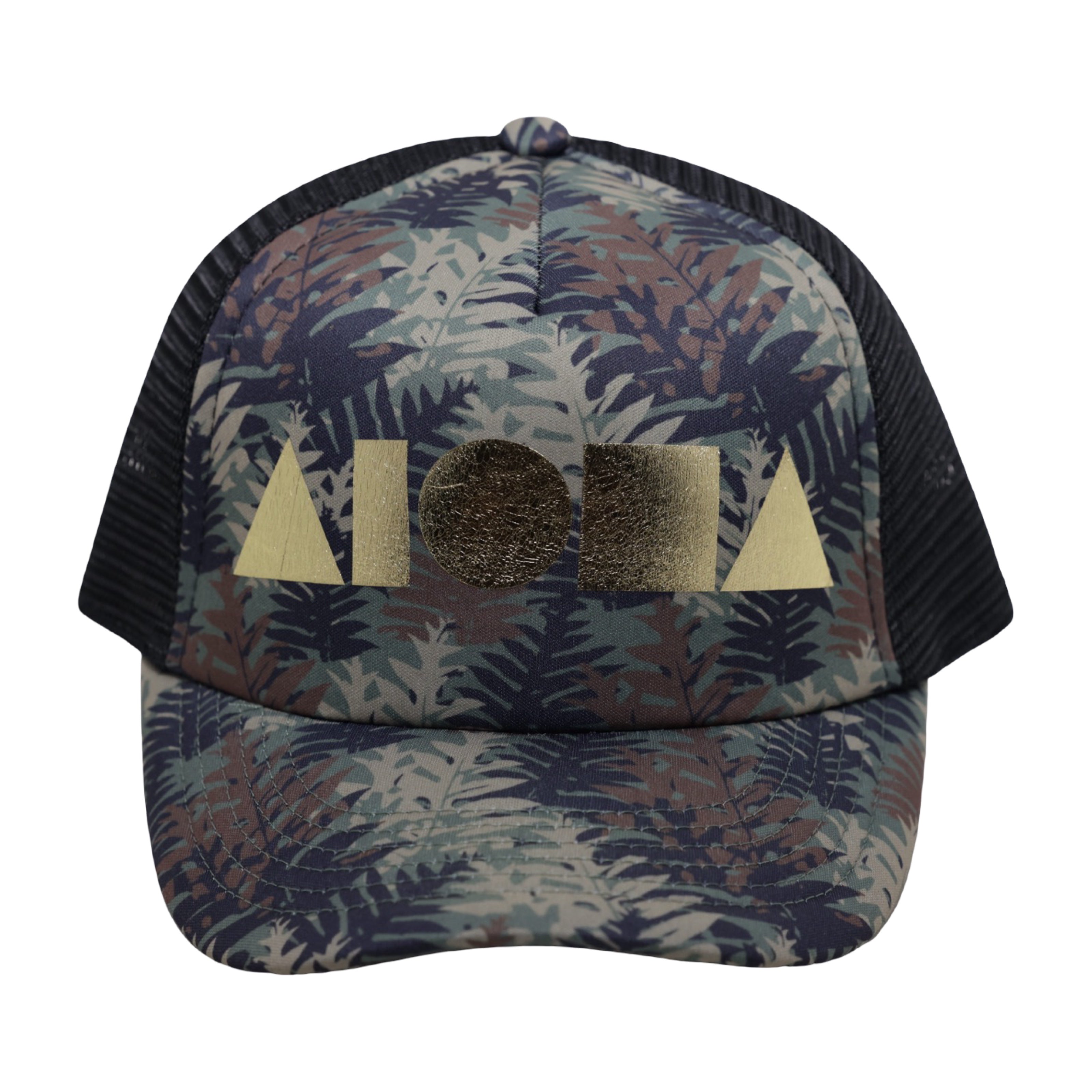 FERN PRINT/GOLD Adult Trucker