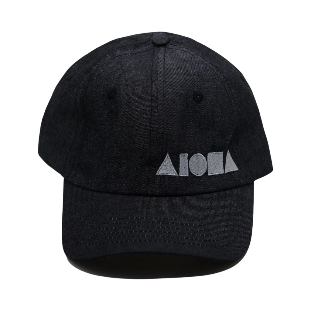 BLACK DENIM Adult Curved Bill Baseball Cap