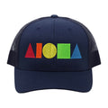 RAINBOW NAVY Adult Curved Bill Snapback