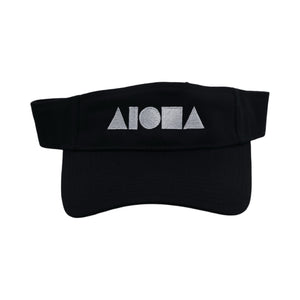 BLACK Aloha Shapes Visor