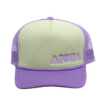 SAGE/LAVENDER Adult Subtle Curved Bill Snapback