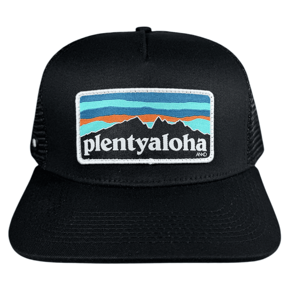 PLENTY ALOHA ANXD Black Adult Snapback