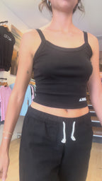 NORA Black Cotton Womens Beach Pant