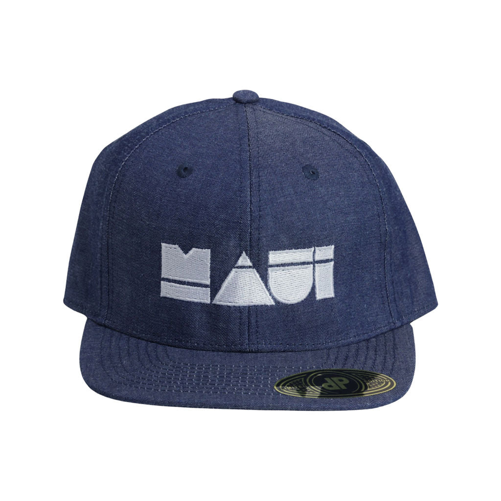 BLUE DENIM MAUI Adult Snapback