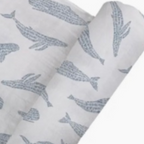 WHALE Muslin Keiki Swaddle