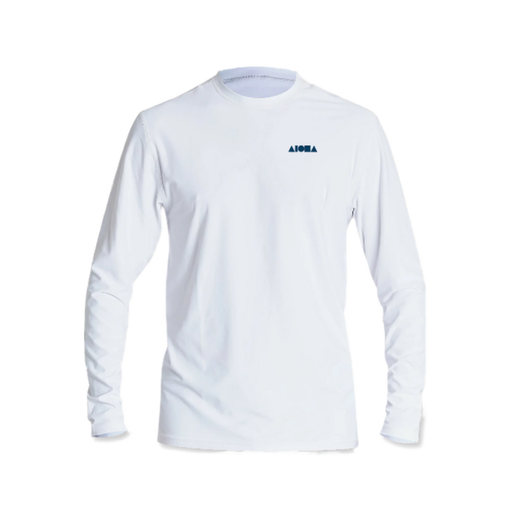 HYBRID White Unisex UPF L/S