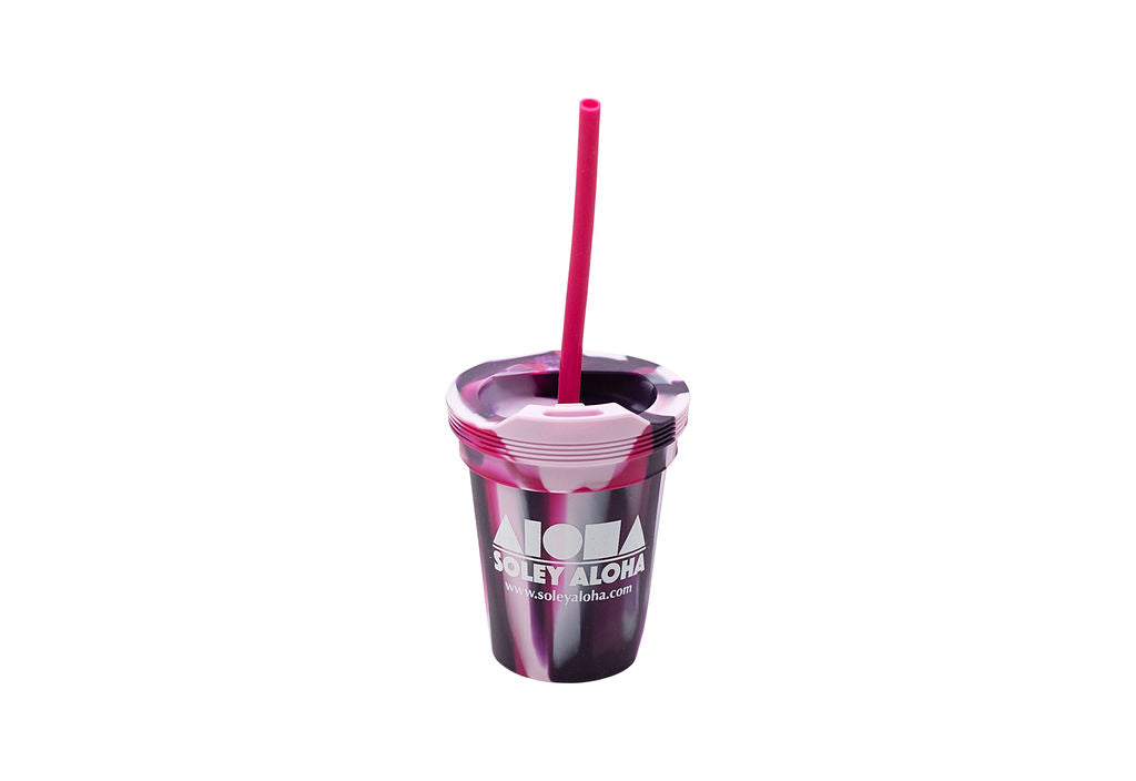 Aloha Shapes Silicone Kids Tumbler (Lid & Straw included)
