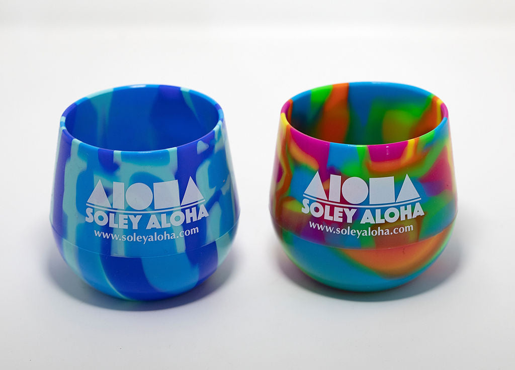 Aloha Shapes Silicone Beach Cups