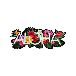 ALOHA FLOWERS ANXD Sticker