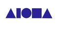 Vinyl die-cut decal sticker handmade in Maui, Hawaii. Aloha Shapes ® logo in blue