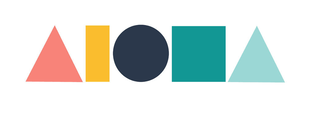 Aloha Shapes® logo vinyl decal sticker made in Hawaii