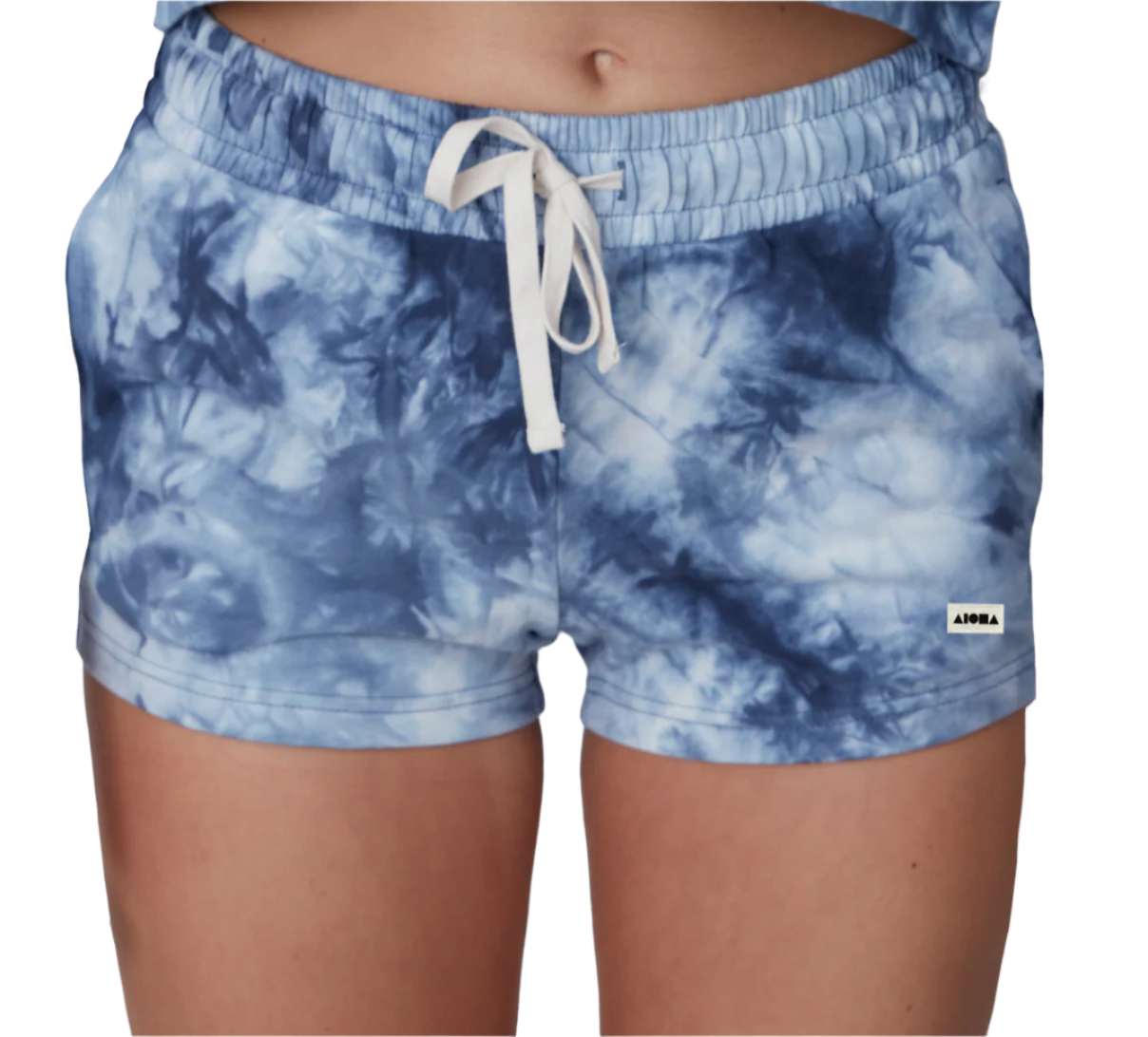 KAYLA Navy Cotton Shorts