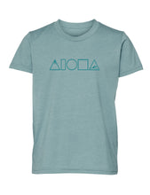 MAUKA TO MAKAI Heather Blue Lagoon Youth Tee