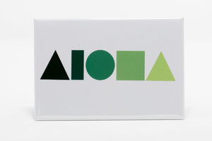 Aloha Shapes Magnets