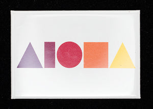 Aloha Shapes Magnets