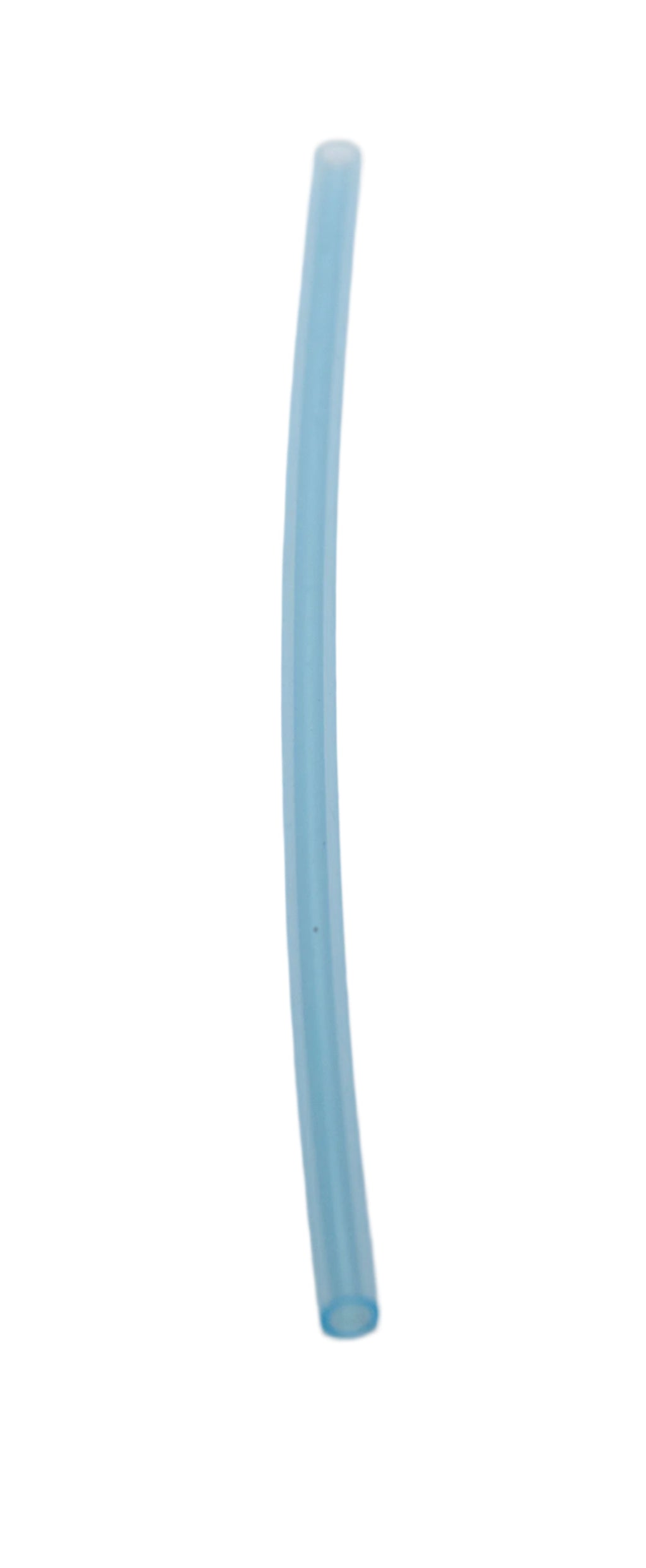 Blue silicone bendy straw