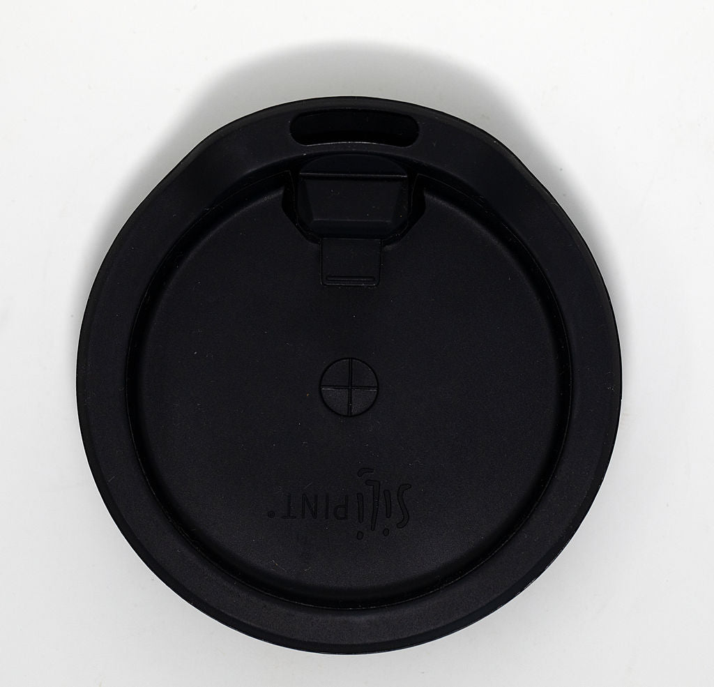 Black silicone pint lid
