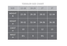 toddler size chart