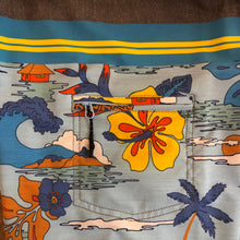 Close up detail of zip pocket of Domes youth boardshorts