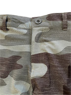 Detail of button fly and belt loops