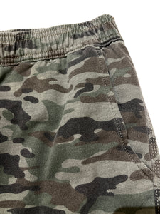 Closeup detail of front hip pocket