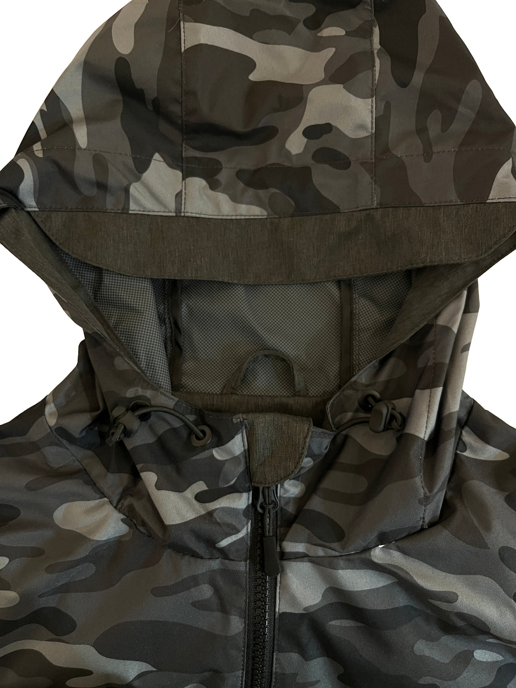 Closeup detail of hood