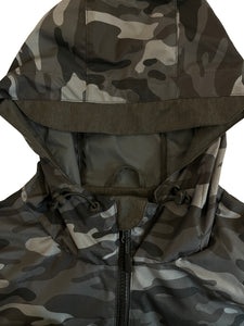Closeup detail of hood