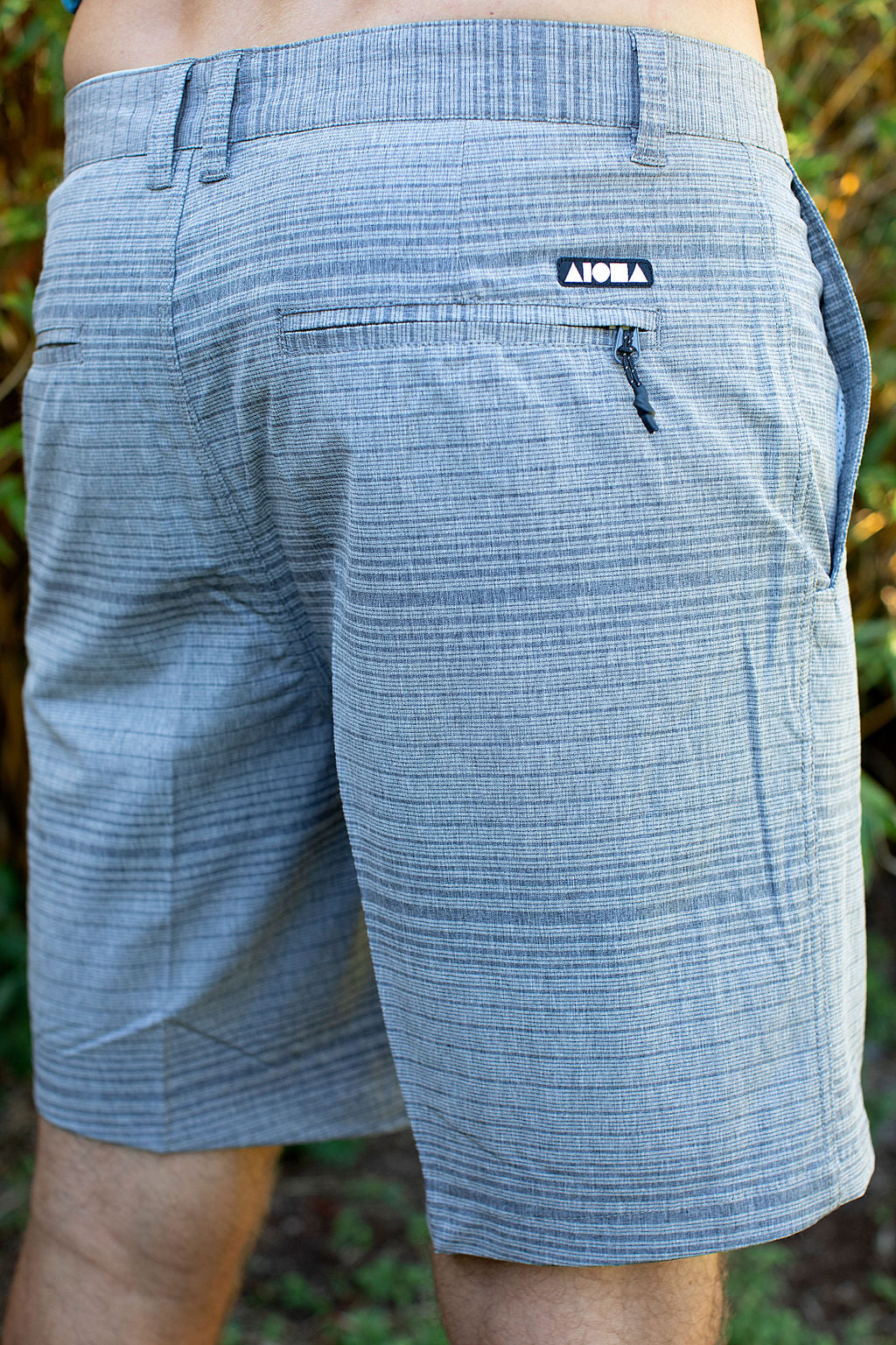 Back view of Mens "Nalu" adult boardshorts