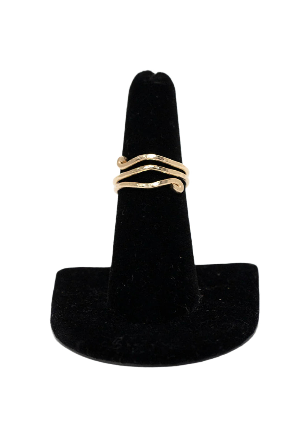 Wave ring 14 karat gold fill