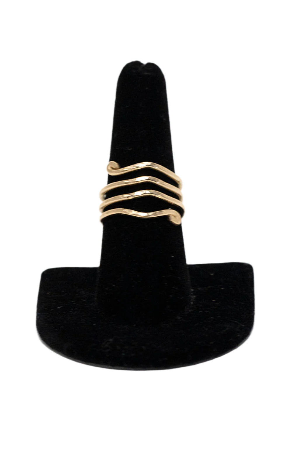 Wave ring 14 karat gold fill