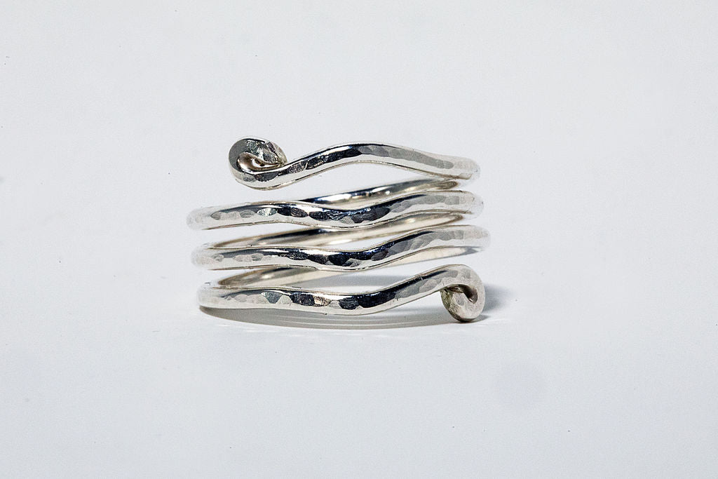 Sterling silver Wave Ring