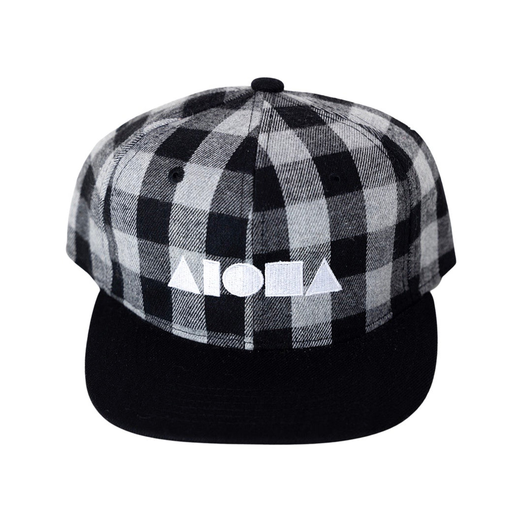 GREY CHECK Youth Snapback