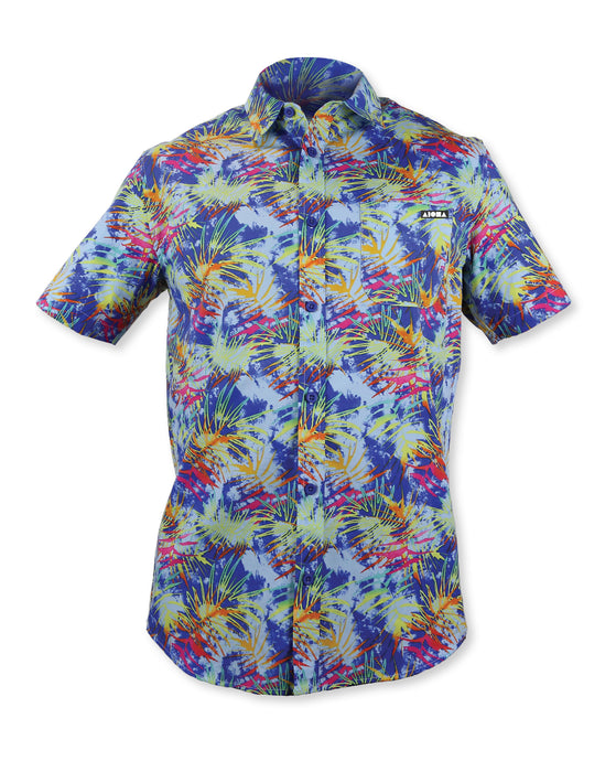 YINGER Short Sleeve Aloha Shirt